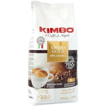 Kafijas pupiņas Kimbo Aroma Gold 1 kg 800220010218