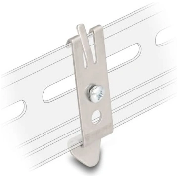 Delock Mounting holder for 35 mm DIN rail with 2 f