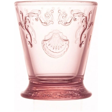 Versailles rozā stikla glāze 250 ml Otilie Home