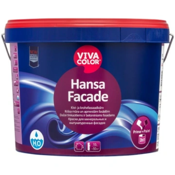 Vivacolor Hansa Facade krāsa mūra un apmestām fasā