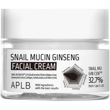 APLB Snail Mucin Ginseng Facial Cream 55ml
