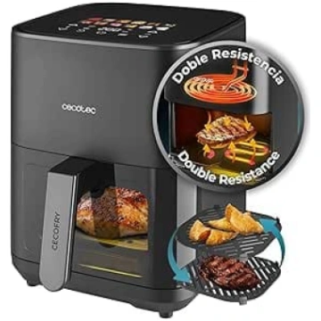 Cecotec Heißluftfritteuse ohne Öl - 4L - Grill - D