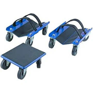 KASTFORCE Schneemobil-Dollies ar Vollgummi-Pad-Sch