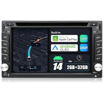 BXLIYER Android 14 Universāls auto radio ar GPS na