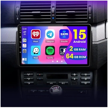 2+64G Android 13 Auto radio BMW E46 1999-2005 Bezv