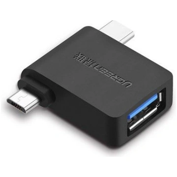 Parveidotājs Ugreen 2 in 1 Adapter Micro USB Male 