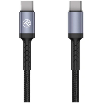 Tellur Type-C To Type-C Cable 3A 60W 1m Black TLL1