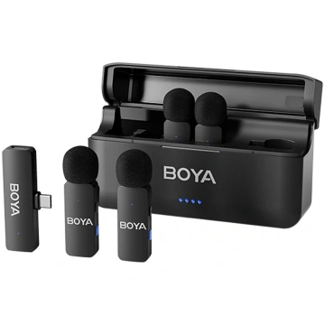 BOYA BY-V4 Wireless Microphone Lightning Black