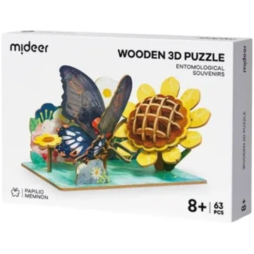 Mideer Koka 3D puzle - Tauriņš