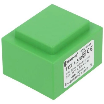 Transformer: encapsulated; 4.5VA; 230VAC; 12V; 375
