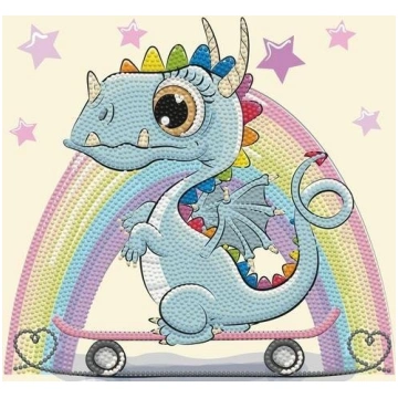 DIAMOND DOTZ DRAGON SKATE 018-DTZ3008 (48952259321