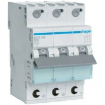 Automātslēdzis 6kA C 20A 3P Quick Connect Hager MC