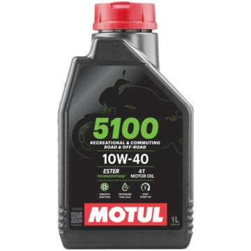 Motoreļļa MOTUL 5100 4T 10W40 1L. 10w-40