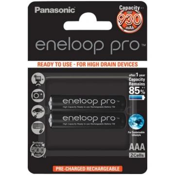 Panasonic eneloop pro BK-4HCDE/2BE battery - 2 x A