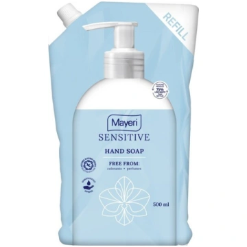 MAYERI Sensitive šķidrās ziepes,pouch 500 ml