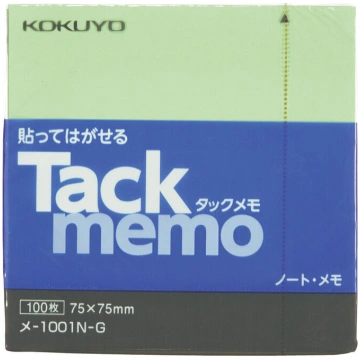 Tack memo Sticky notes Notebook type Square 75 x 7