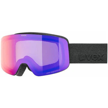uvex pwdr FM , black matt dl/ruby on green-clear S