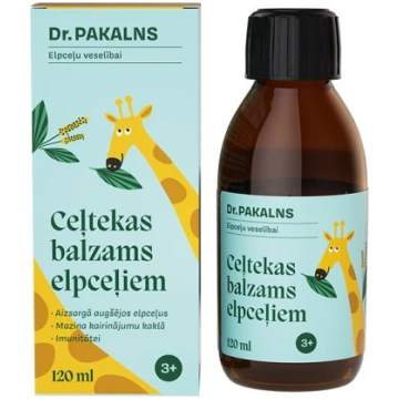 DR. PAKALNS Ceļtekas balzams elpceļiem 120 ml