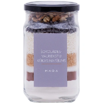 Šokolādes - valriekstu kūkas maisījums, 500 g, Mad