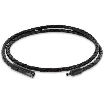 Auroris Īstas ādas pīta ķēdīte/aproce, 3 mm, krāsa