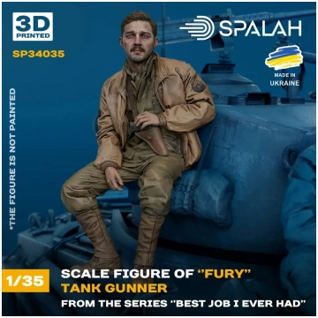 Tank Gunner of "Fury" from the Series "Best Job I 