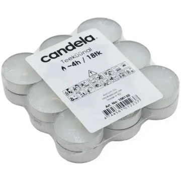 Tējas sveces 18 gab. Candela