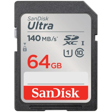 SANDISK - SDXC Ultra 64GB 140MB/s SDSDUNB-064G-GN6