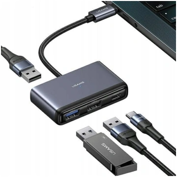 HUB USB Usams USAMS US-SJ627 HUB USB-C / 2xUSB-A 2