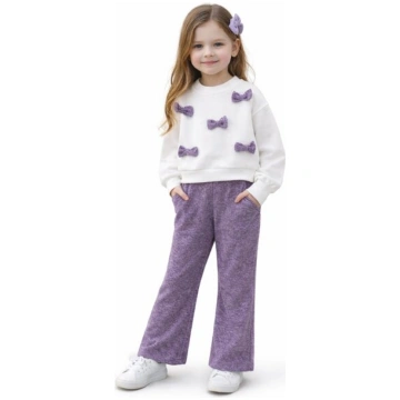 Trikotāžas kostīms meitenēm, violets Kristina kids