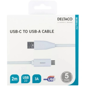 USB kabelis Deltaco USBC-1011M