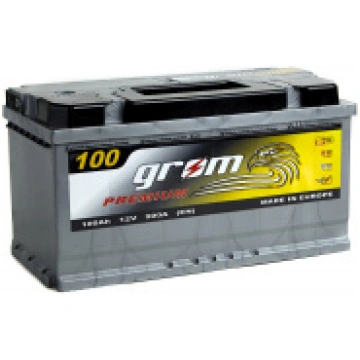 Akumulators Grom Premium 100Ah, 900A, 12V (- +) 35