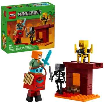 LEGO Minecraft Nether lavas kauja 21266