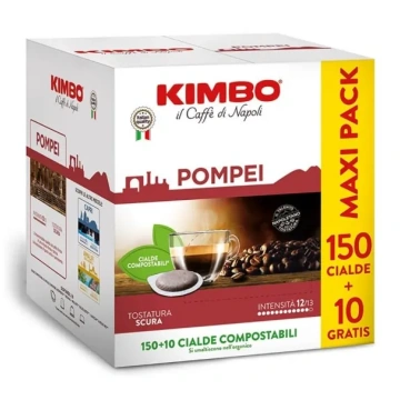 150 Cialde Kimbo Miscela Espresso Pompei + 10 OMAG