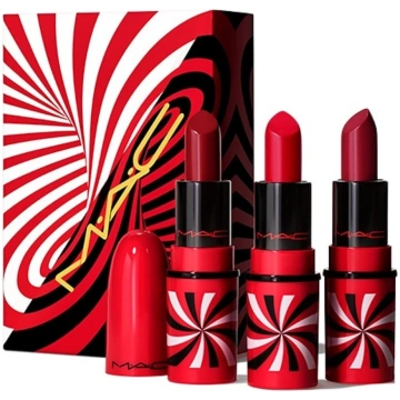 Tiny Tricks Set MAC: Mini, Matte, Cream Lipstick, 