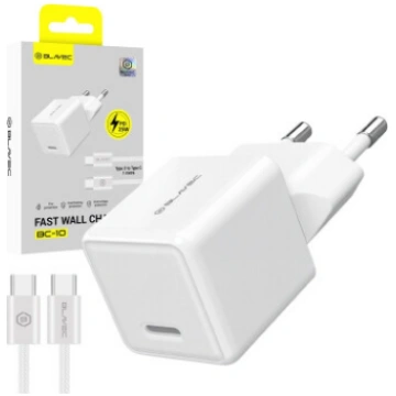 Blavec Wall charger BC-10 - Type C - PD 25W 3A wit