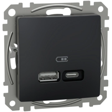 Schneider Electric USB lādētājs A+C 3A 21W PD antr