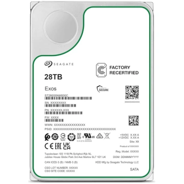 Lietots - Seagate Exos 28TB iekšējais servera ciet