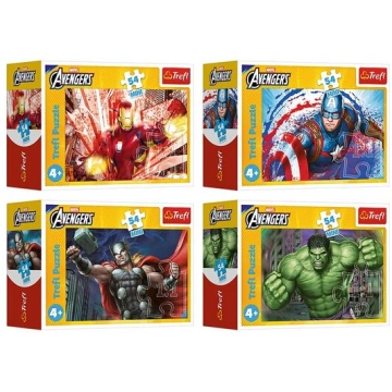 Mini puzle Trefl Avengers, 54 gabaliņi, Marvel var
