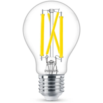 Philips LED Classic WarmGlow E27 A60 10,5W caurspī
