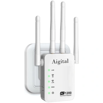 1200 Mbit/s WLAN pastiprinātājs, divjoslu 2.4G un 