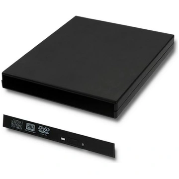 Qoltec External USB 2.0 12.7mm SATA Optical Drive 