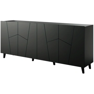 Kumode Cama Meble Etna, melna krās., 82 cm x 42 cm