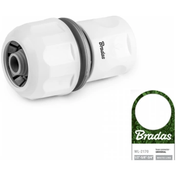 Bradas Konektors WHITE LINE 1/2", 5/8", 3/4" – UNI