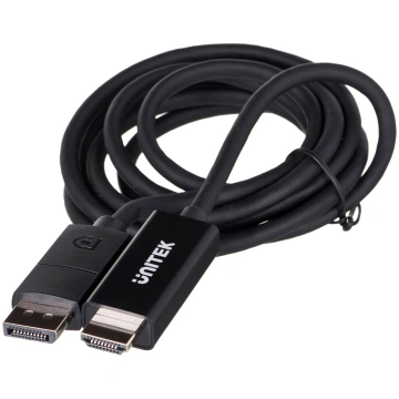 UNITEK CABLE DisplayPort 1.2, HDMI, 4K@60HZ, 1,8M,