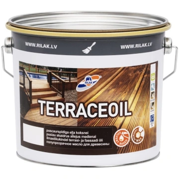 Eļļa terasēm RILAK TERRACEOIL 2.7L, pelēka