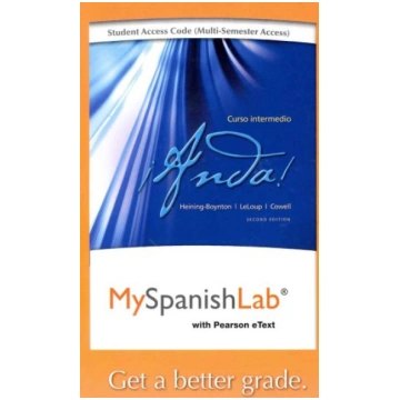 MyLab Spanish with Pearson eText -- Access Card --
