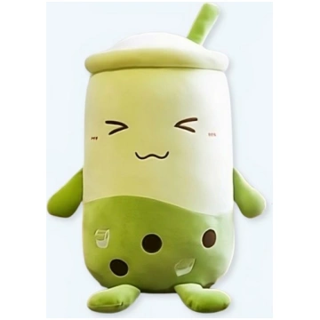 Matcha Tea Bubble tea plīša spilvens Mīksta Rotaļl