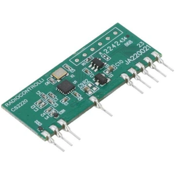 Module: RF; FM receiver; FSK; 433.92MHz; -118dBm; 