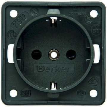 Berker Integro SCHUKO antracyt mat (0941852505) | 