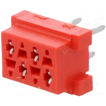 Micro-MaTch | socket | female | PIN: 4 | THT | on 